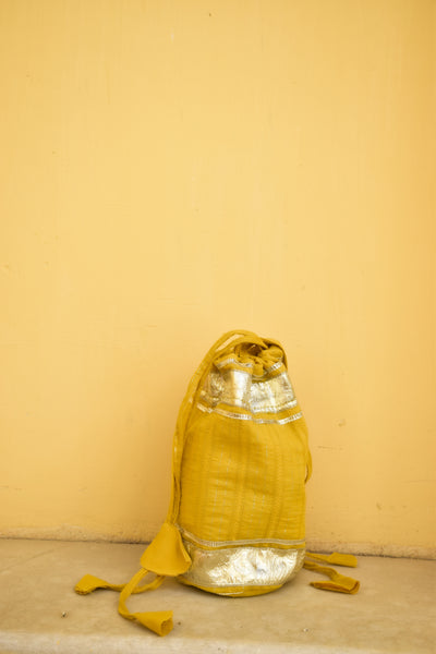 Yellow Potli Bag