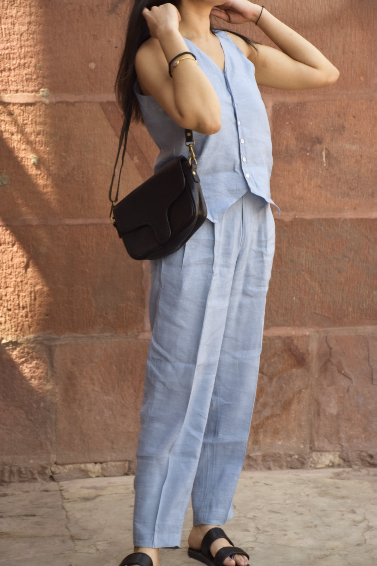 IVORY LINEN PANTS